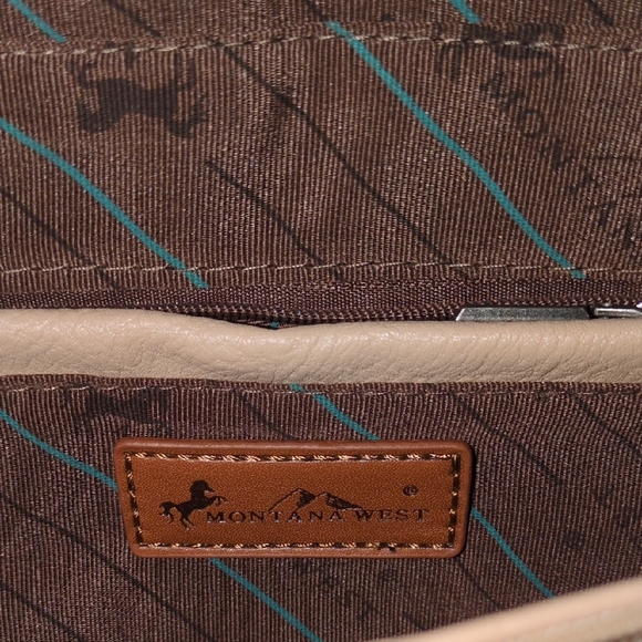 Montana West Tan and Brown Tote Bag - Picture 9 of 16